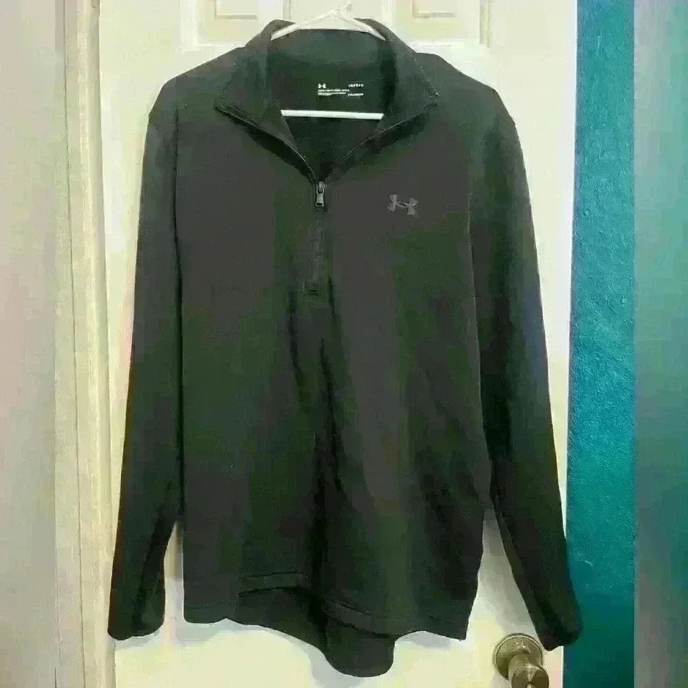 Black Under Armour Quarter Zip Large